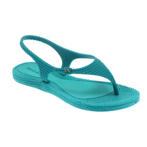 Chinelo de Praia Feminino Terra & Água Verde Água