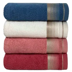 Kit Com 4 Toalhas Banhão Gigante Alta Absorção Sublime 70x150cm Kit Com 4 Toalhas Banhão Gigante Alta Absorção Sublime 70x150cm