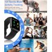 Relogio Smartwatch com Chamada Bluetooth,Alexa Built-in,1.8 "DIY Dial Fitness Tracker com Sleep Monitor 100 Modos Esportivos IP68 Impermeável para Android iOS