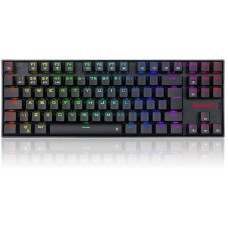 Teclado Mecânico Gamer Redragon Kumara Pro RGB Switch Marrom Preto - K552RGB-BRS-B