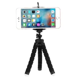 Mini Tripé Celular Portátil Suporte Flexível