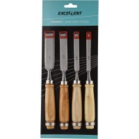 EDA Kit Formão Com 4 Formões 3/8' A 1' Excellent