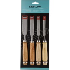 EDA Kit Formão Com 4 Formões 3/8' A 1' Excellent