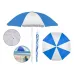 Kit 4 Cadeiras Aço Sortida + Guarda Sol Azul Verão Praia Mor Kit 4 Cadeiras Aço Sortida + Guarda Sol Azul Verão Praia Mor