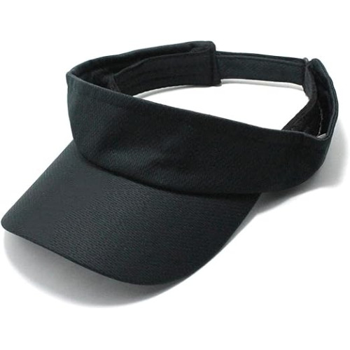 Viseira Praia Esportiva Corrida Ao Ar Livre Ajustável Cor: Preto