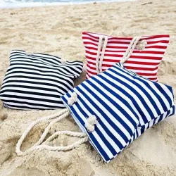 Bolsas De Praia Grande Feminina Viagem Forrada Resistente
