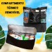 Bolsa de Praia Telada Verão Mar Piscina Piquinique com Compartimento Térmico