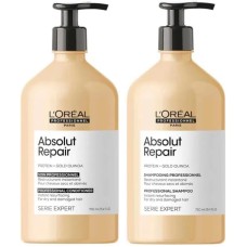 Kit L'Oréal Absolut Repair Shampoo 750ml + Condicionador 750ml