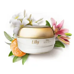 Creme Acetinado Hidratante Desodorante Corporal Lily 250g Creme Acetinado Hidratante Desodorante Corporal Lily 250g