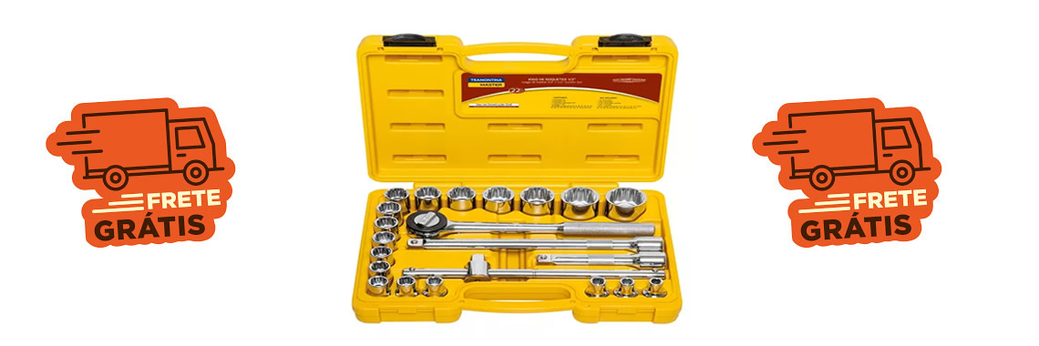 Jogo de Soquetes Estriados